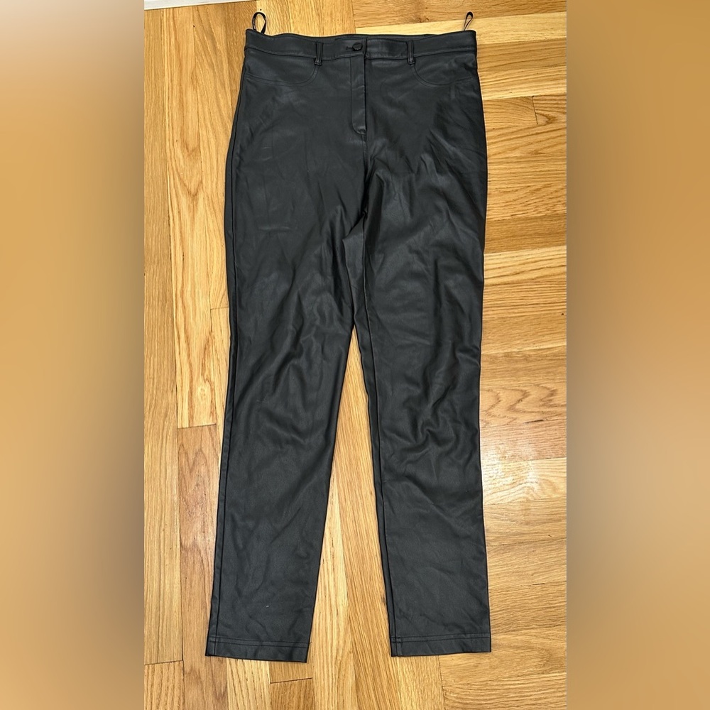 Karen Millen women’s  Black faux leather pants